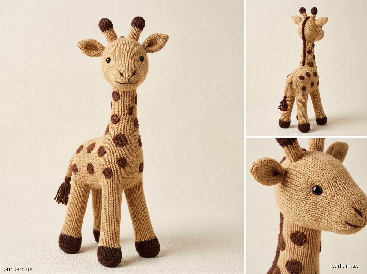 Knitted Giraffe Amigurumi