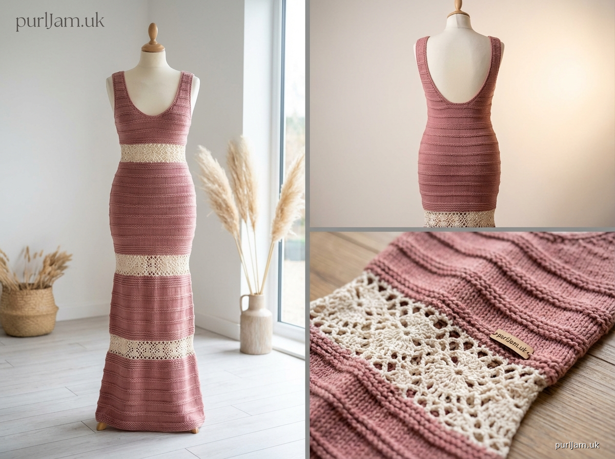 Boho Bandage Maxi Dress With Deep Scoop Neckline