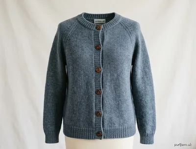 Stitch chart guide image for The Hartley Cardigan