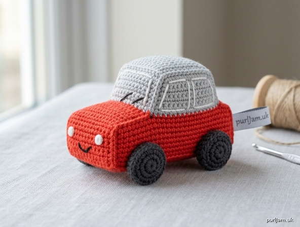 Mini Crochet Car