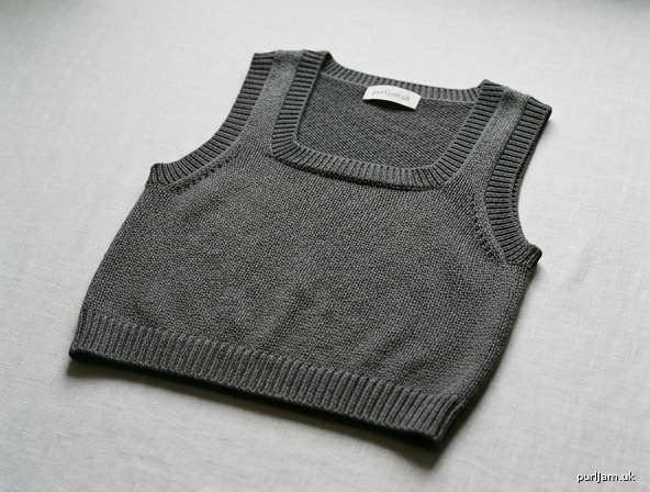 Edgy Square Neck Cropped Tank