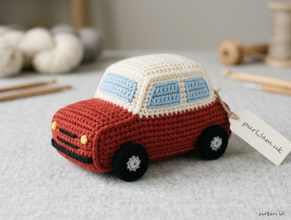 Mini Car Beginner Crochet Pattern