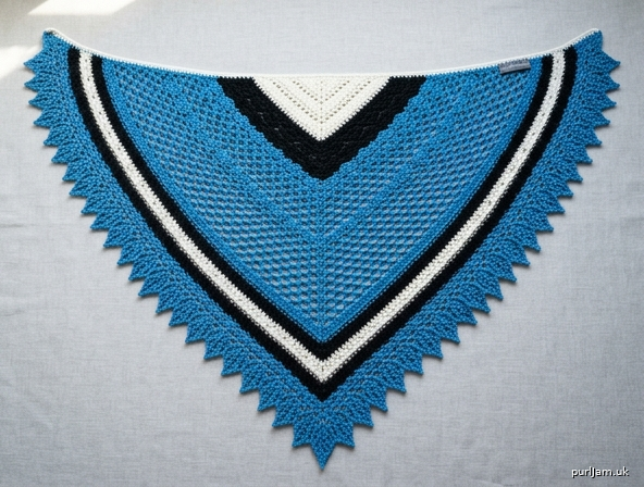Generated preview image for The Azure Jay Shawl
