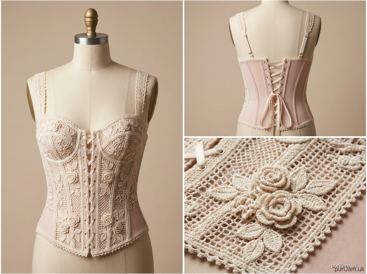 Irish Lace Bustier Corset