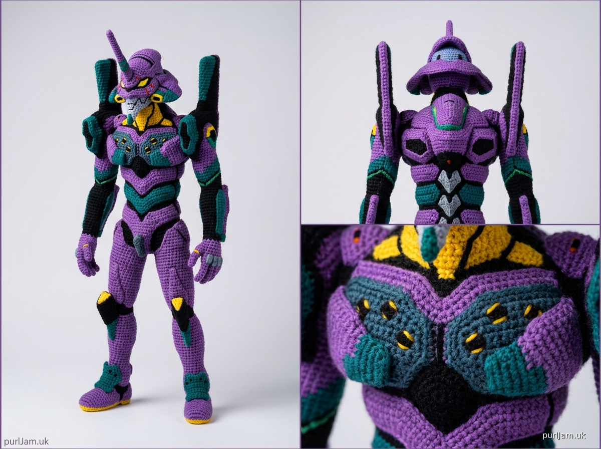 Unit 01 Evangelion Amigurumi
