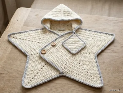 Stitch chart guide image for Starry Night Baby Bunting