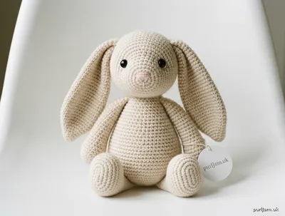 Stitch chart guide image for Jellycat-Style Bashful Bunny