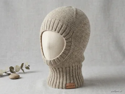 Stitch chart guide image for Ribbed Balaclava