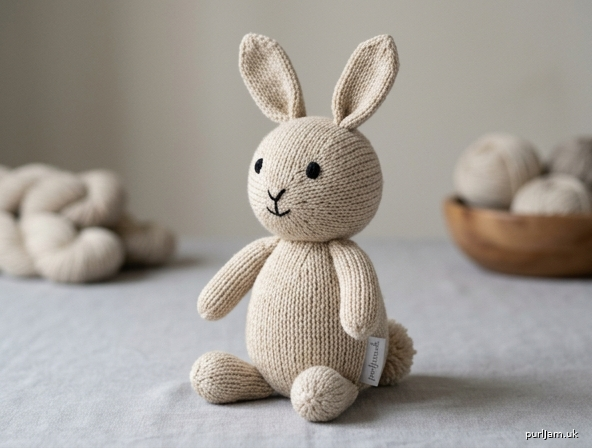 Simple Knitted Bunny Beginner Amigurumi