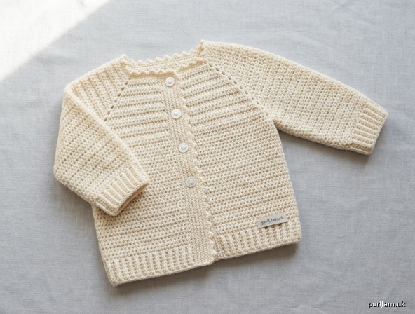 Classic 4Ply Baby Matinee Jacket