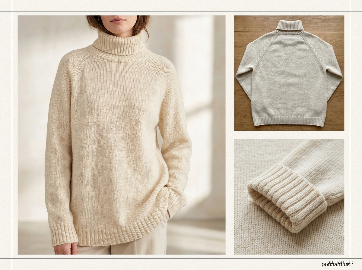 Oversized Turtleneck Wool Jumper