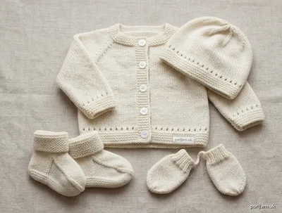 Stitch chart guide image for Little Blossom Newborn Layette