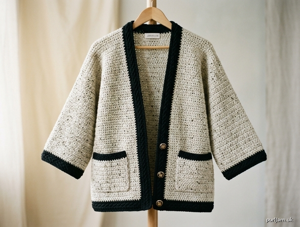 Chanel Inspired Tweed Kimono