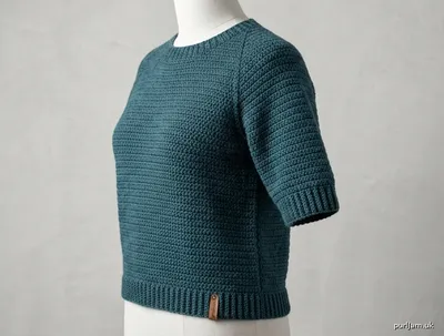 Stitch chart guide image for Classic Half Double Crochet Pullover