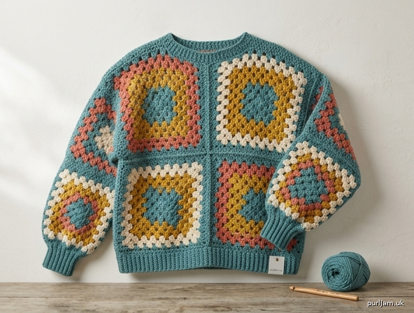 Giant Granny Square Jumper