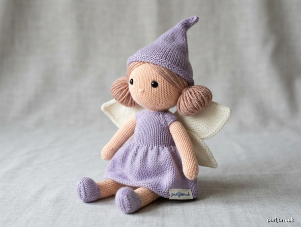 Twinkle The Knitted Fairy Doll