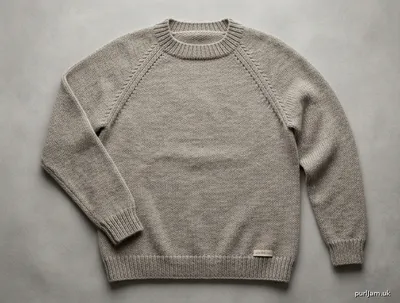 Stitch chart guide image for Top-Down Raglan Jumper