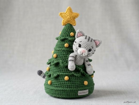Generated preview image for Cat in a Christmas Tree