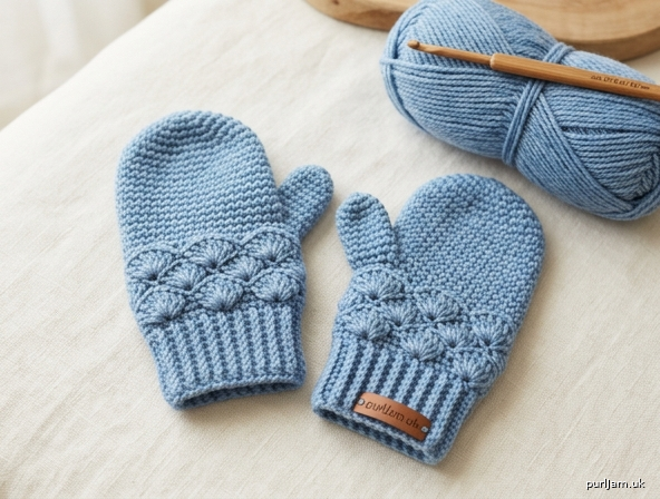 Little Shells Toddler Mittens