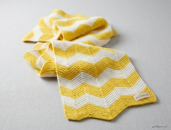 Sunny Splash Chevron Scarf