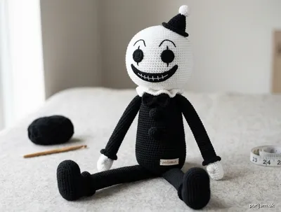 Stitch chart guide image for Art the Clown Crochet Plush (24 inches)