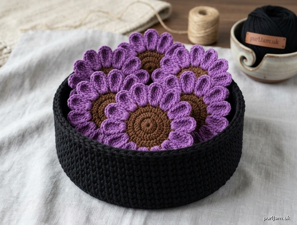 Flower Coaster Basket