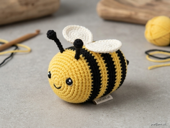 Generated preview image for Buzzy the Bee — A Beginner Crochet Toy with Flat Wings