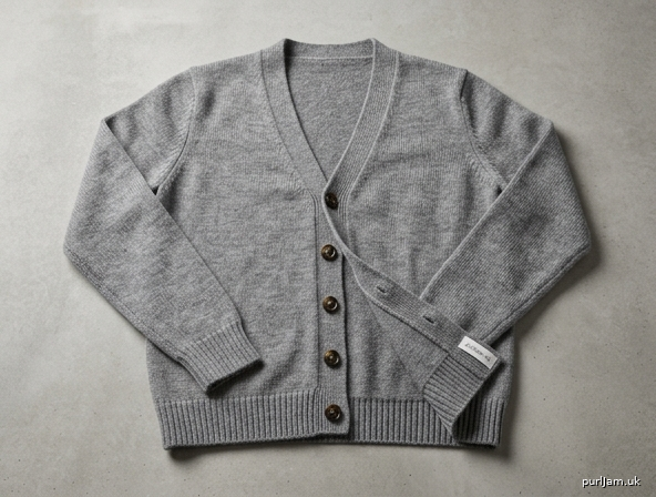 Generated preview image for Machine-Knit V-Neck Cardigan (DK)