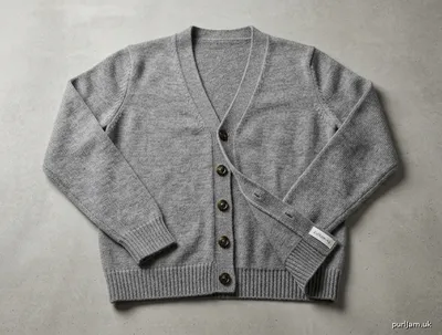 Stitch chart guide image for Machine-Knit V-Neck Cardigan (DK)