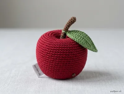 Stitch chart guide image for Little Lace Apple