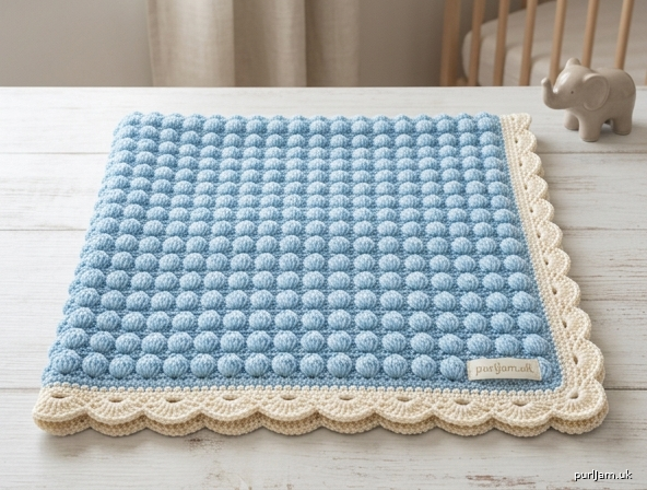Sky Puff Baby Blanket