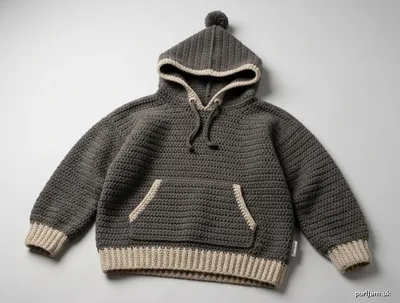 Stitch chart guide image for Oversized Teddy Bear Hoodie