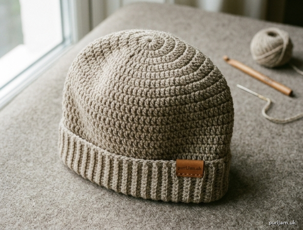 Cozy Worsted Top Down Beanie