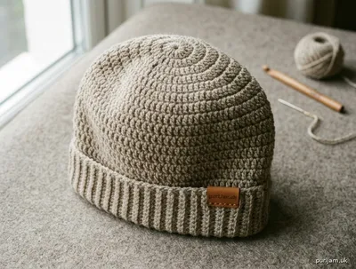 Stitch chart guide image for Cozy Worsted Top-Down Beanie