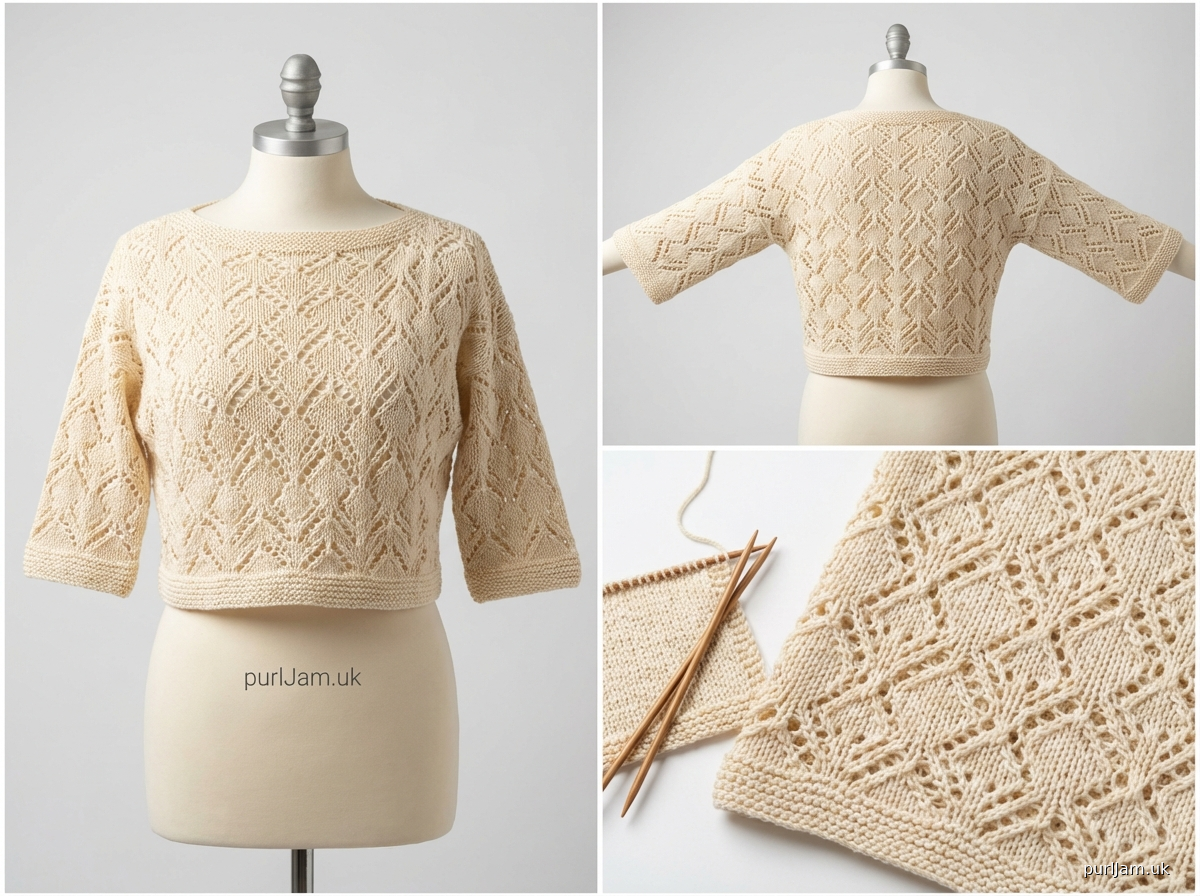 Chinese Lace Crop Shrug