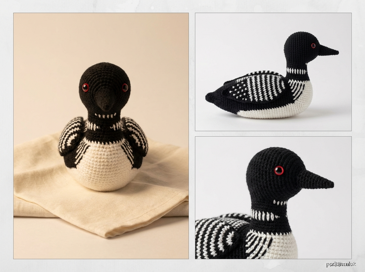 Small Amigurumi Loon Crochet Pattern
