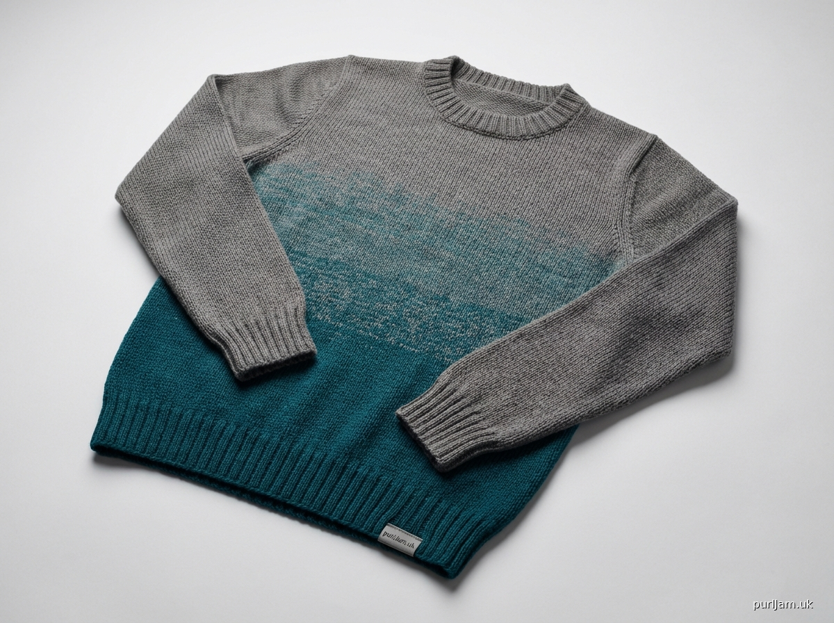 Gradient Crew Neck Pullover