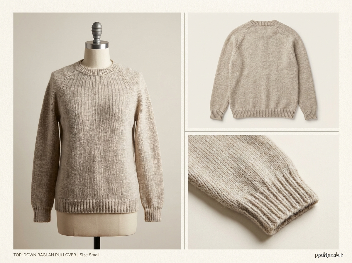 Top Down Raglan Pullover