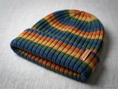 Stitch chart guide image for Tidefold Double-Layer Beanie