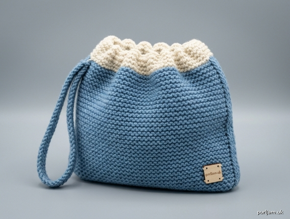 Two Needle Scrunchie Bag
