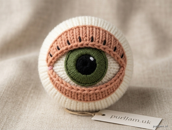 Generated preview image for Loom Knit Plush Eye with Eyelids