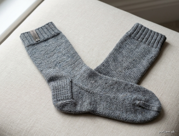 Cosy Cuff Down Socks Worsted Weight