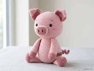Stitch chart guide image for Penny the Piglet — Amigurumi Crochet Pattern