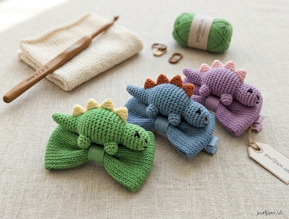 Generated preview image for Mini Dinosaur Hairbow Set