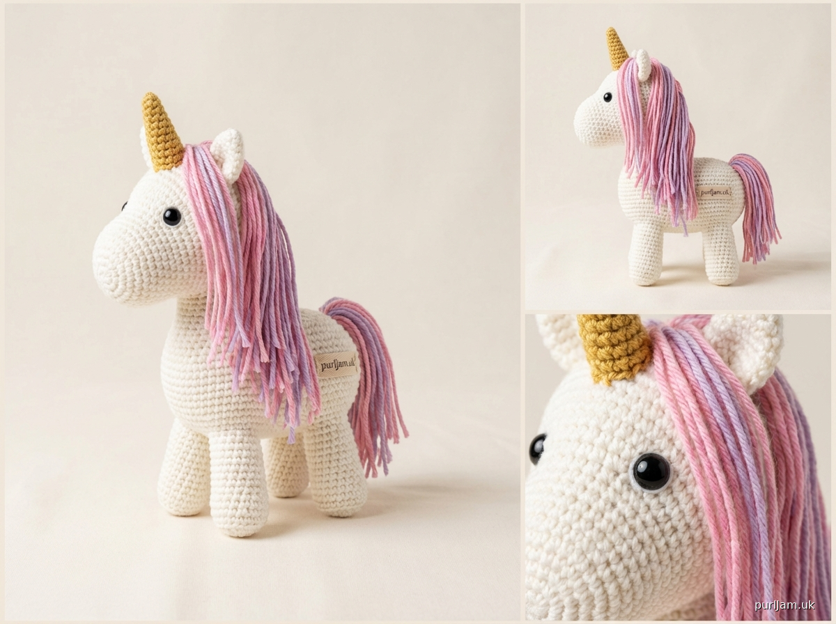 Twinkle The Unicorn Beginner Amigurumi Crochet Pattern