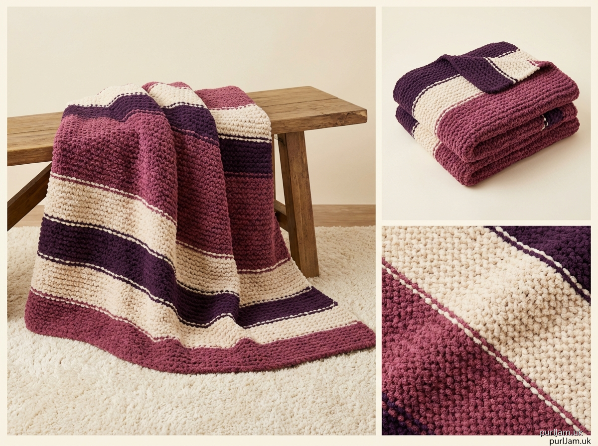 Sunset Stripes Blanket