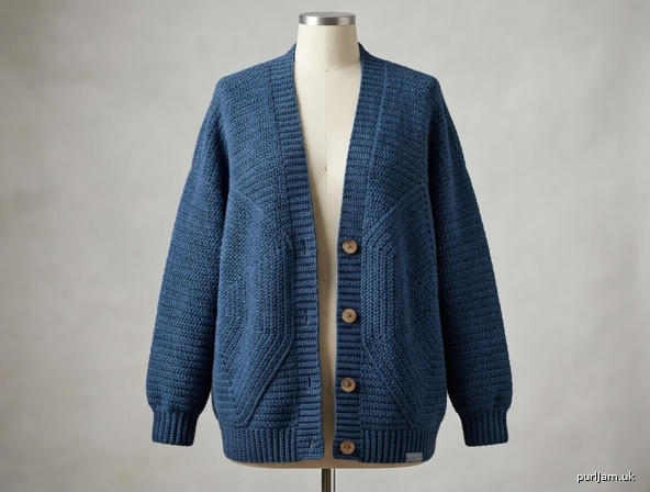 Solid Hexagon Cardigan