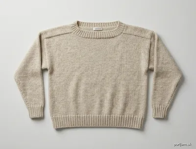 Stitch chart guide image for Boxy Drop-Shoulder Boatneck Pullover