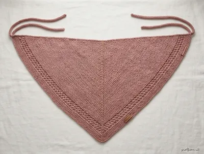 Stitch chart guide image for Hip Wrap Triangle Shawl