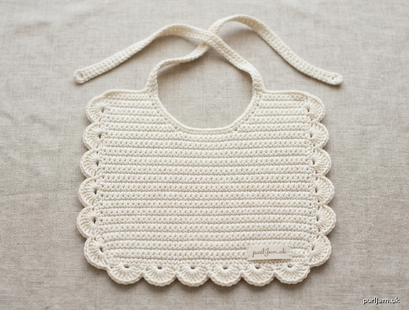 Sweet Heirloom Baby Bib